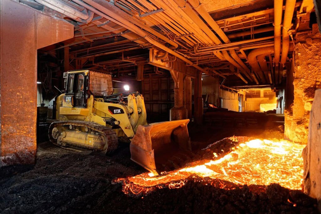 973K Track Loader - Steel Mill Configuration