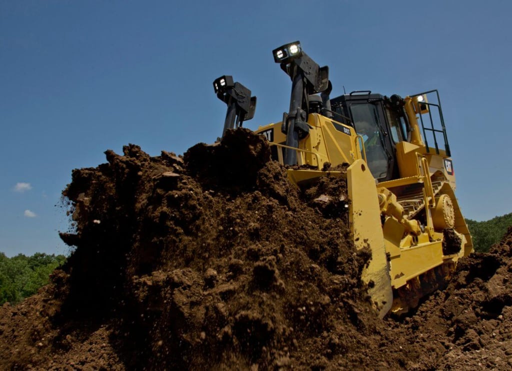 Bulldozer D8T (grote dozer)