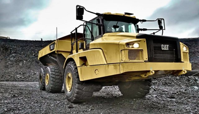 740 GC Three Axle Articulated Truck